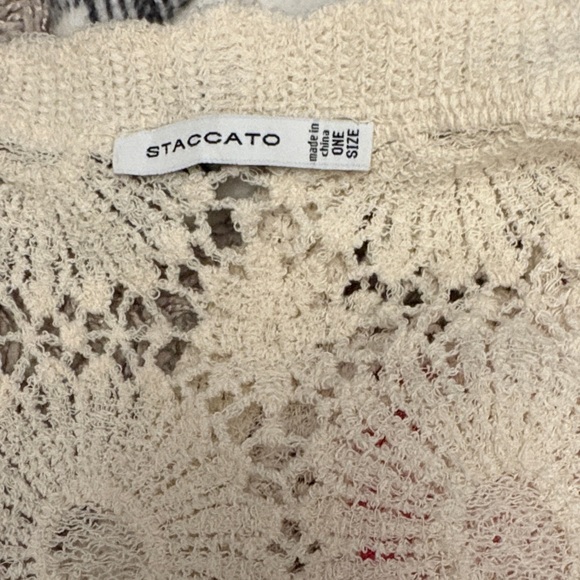 Staccato Sweaters - Staccato Women's Sweater in Cream Lace